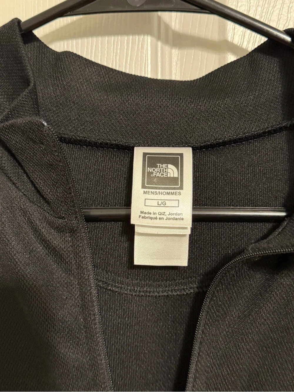 The North Face Black Pullover with White Logo